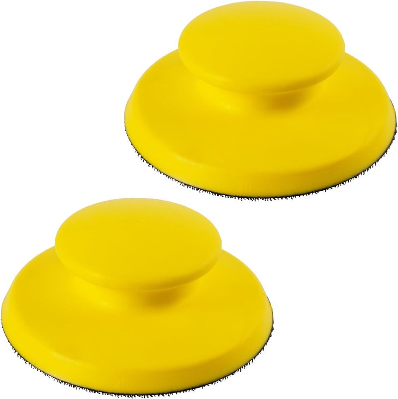 Vesagrin 2 Pack 5 Inch Mouse Sanding Block Hand Sanding Block Hook and Loop Sanding Block for Woodworking Furniture Restoration Automotive Body Arts Crafts - Image 1